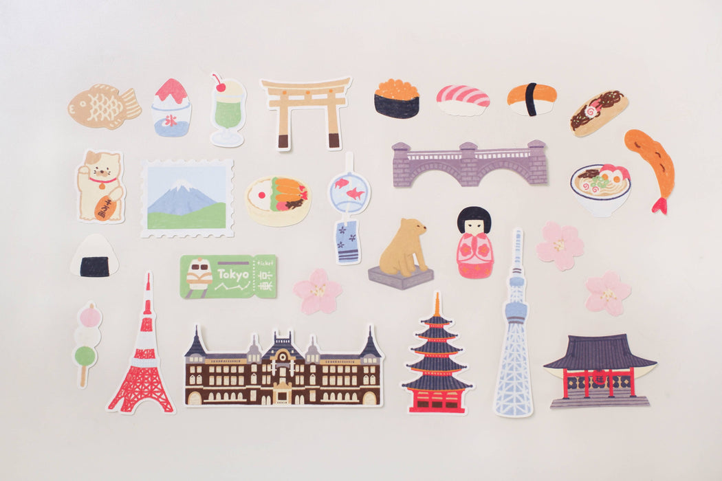Travel Sticker Pack - Tokyo Travel Diary