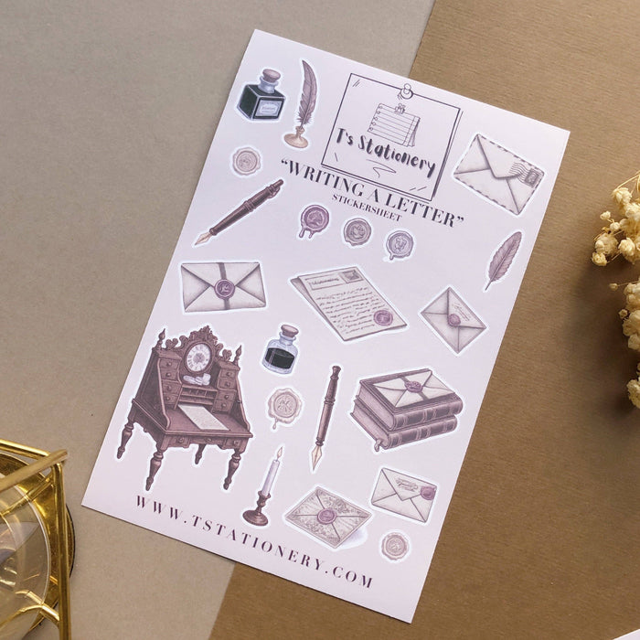 Writing A Letter Sticker Sheet