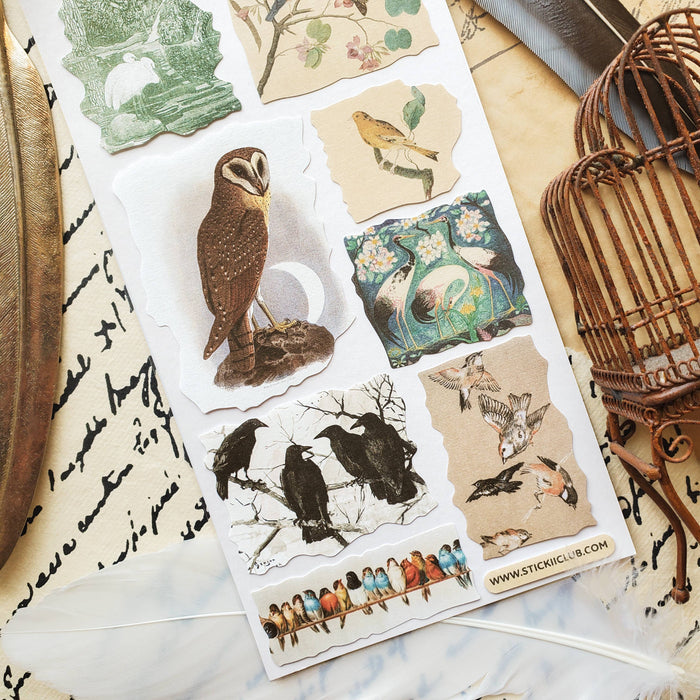 Feathers in Time Sticker Sheet