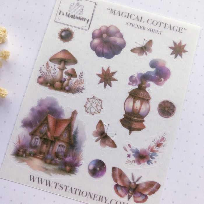 Magical Cottage Mini Washi Sticker Sheet