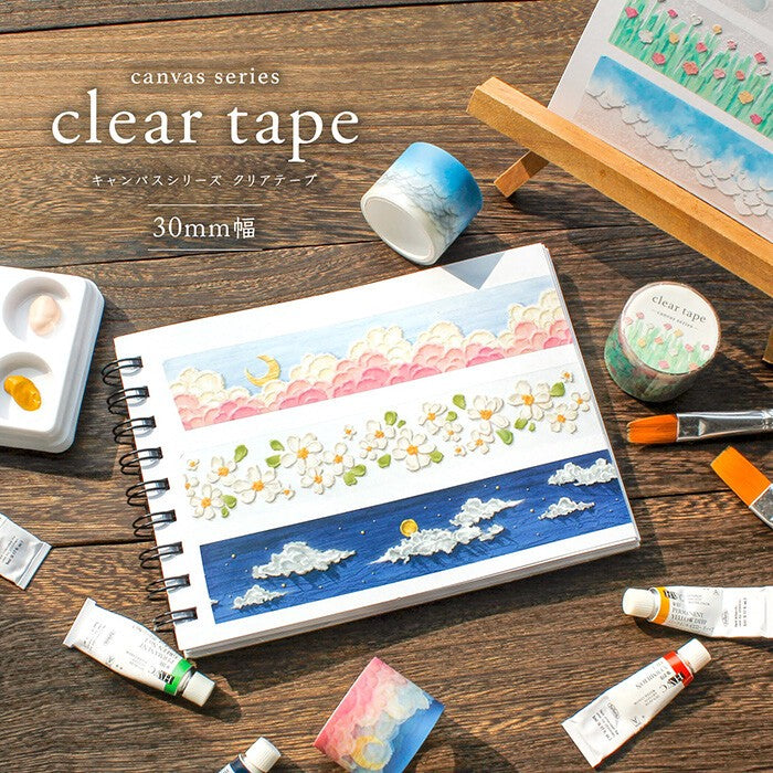 LAST STOCK! Mind Wave 'Canvas' Series Clear Tape - Pattern