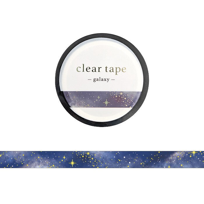 Mind Wave Gold Foil Clear Tape - Galaxy