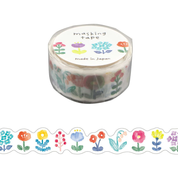 Mind Wave 'Vivid Colour' Series Die-Cut Washi Tape - Flower 1