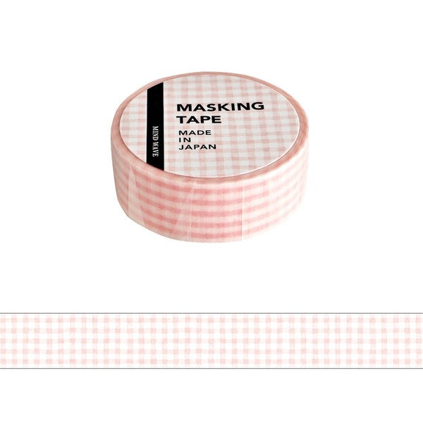 Mind Wave Japan Washi Tape - Check Pattern #18