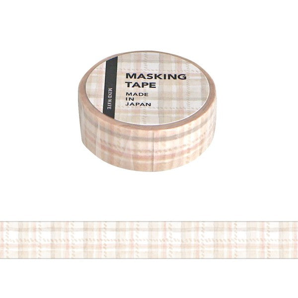 Mind Wave Japan Washi Tape - Check Pattern #20