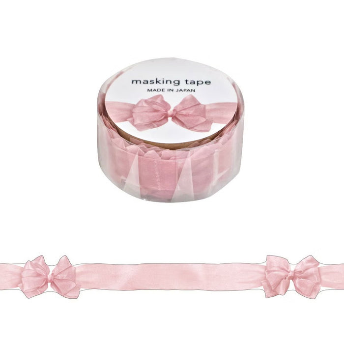 Mind Wave 'Ribbon' Series Die-Cut Washi Tape - Organdie Pink