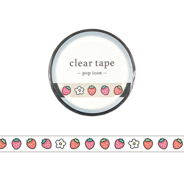 Mind Wave 'Pop Colour' Series Clear Tape - Strawberry