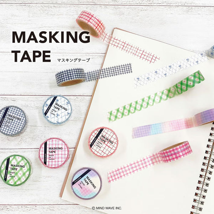 Mind Wave Japan Washi Tape - Check Pattern #29