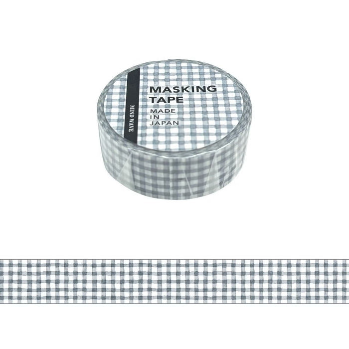 Mind Wave Japan Washi Tape - Check Pattern #24