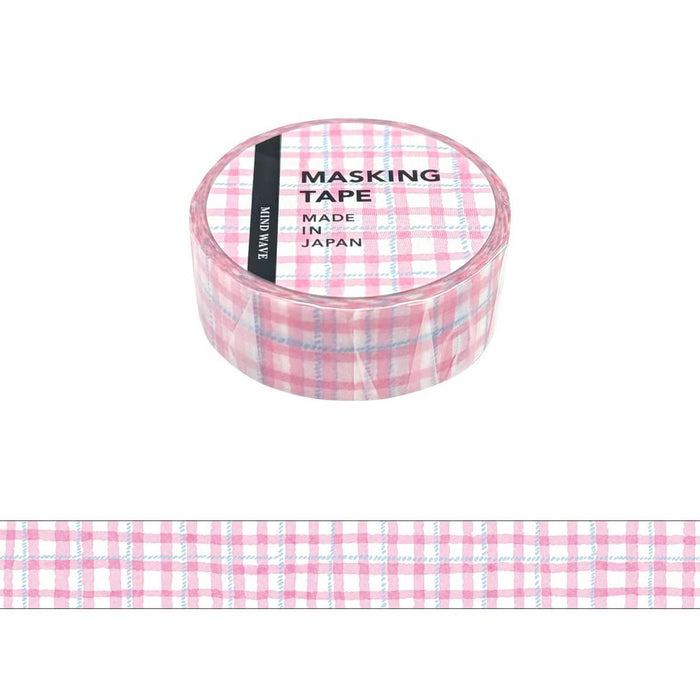 Mind Wave Japan Washi Tape - Check Pattern #25