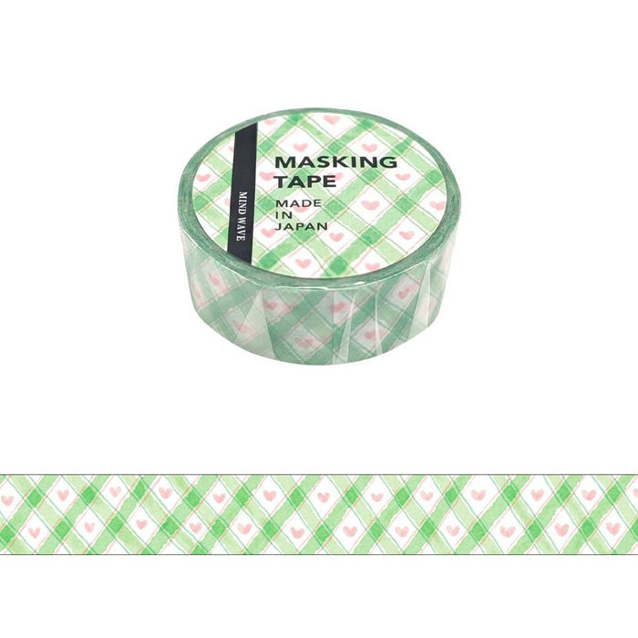 Mind Wave Japan Washi Tape - Check Pattern #26