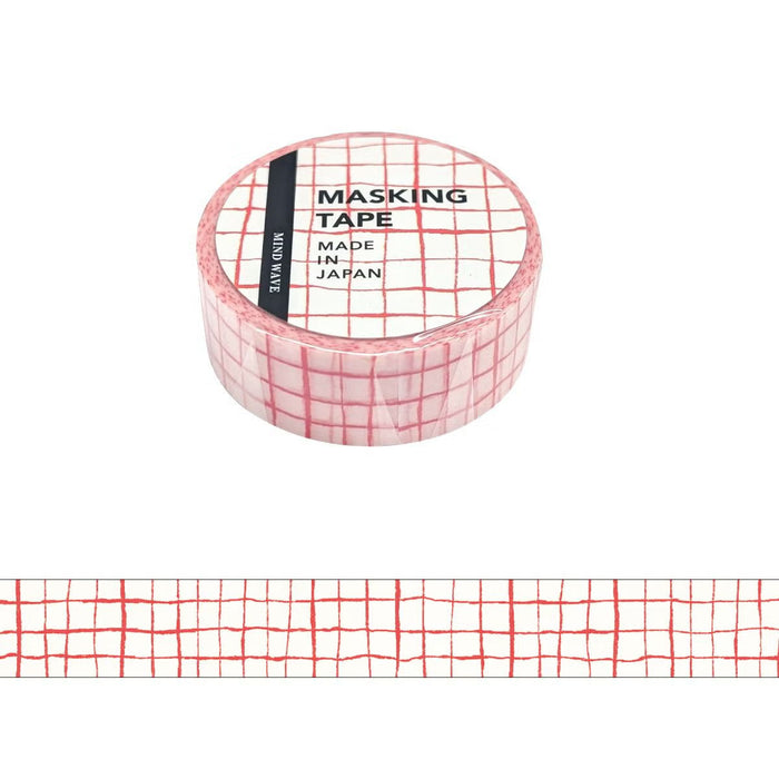 Mind Wave Japan Washi Tape - Check Pattern #27