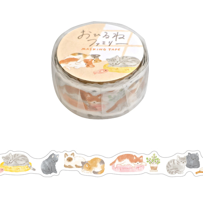 Mind Wave 'Sleepy Animals' Series Die-Cut Washi Tape - Short-Haired Cats