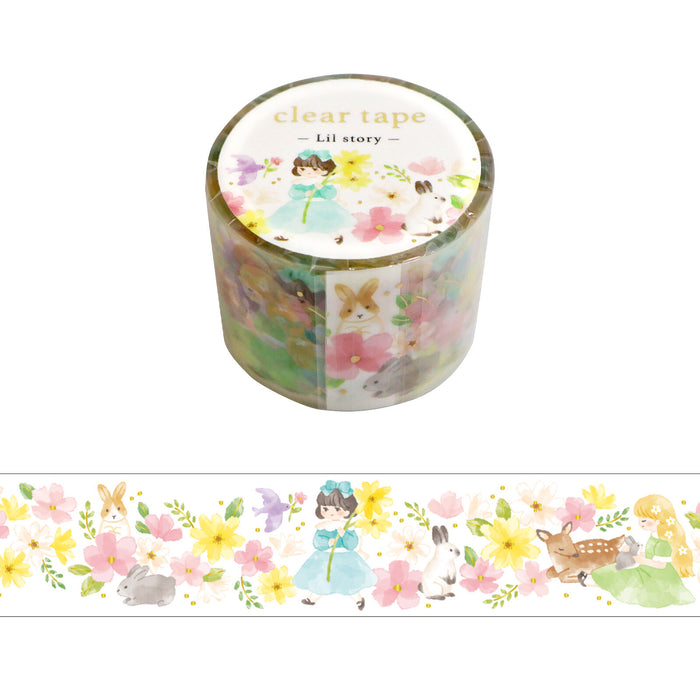 Mind Wave 'Lil Story' Foil-Stamped Clear Tape - Stroll