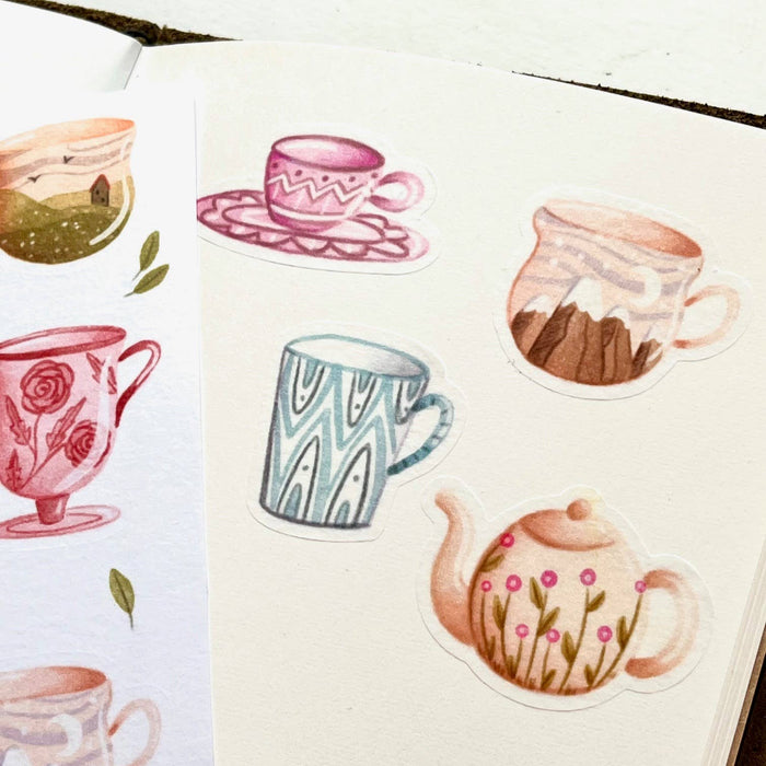Sticker Sheet - Tea Please