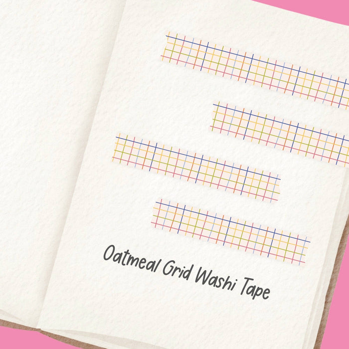 Colourful Grid Washi Tape