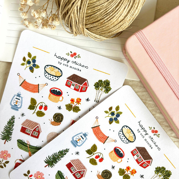 Summer Cottage - Sticker Sheet