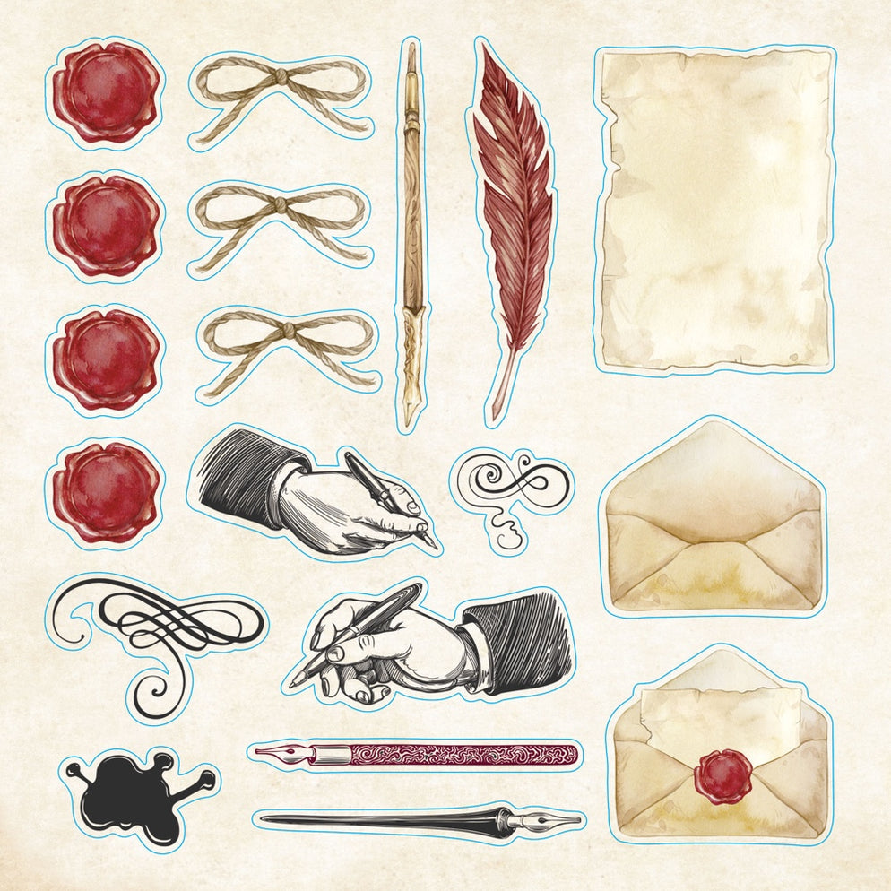 Bibliophilia Ephemera Sticker Book Over 780 Stickers! WashiGang