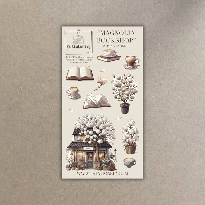 Magnolia Bookshop Sticker Sheet