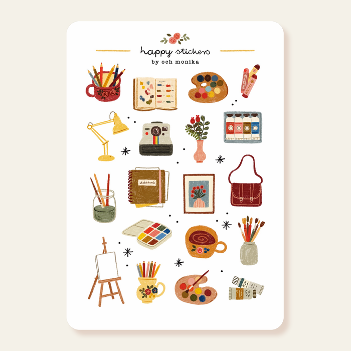 Artist's Corner - Sticker Sheet