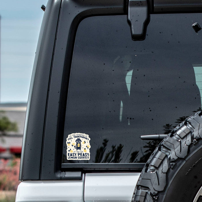 Easy Peasy Lemon Squeezy Vinyl Sticker