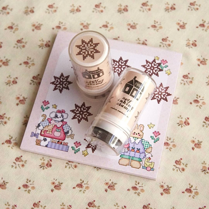 Quilt Star - Self Inking Stamp