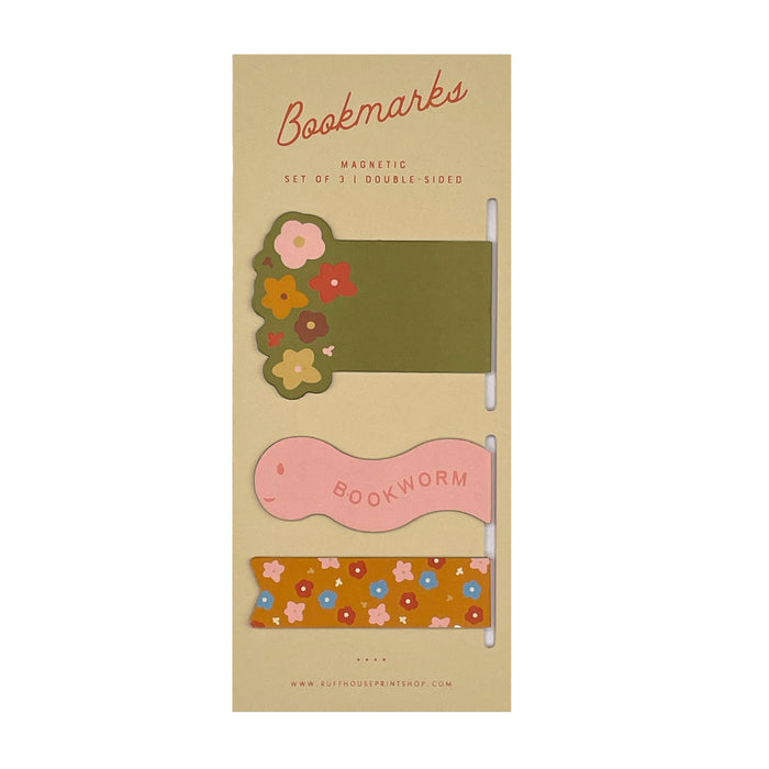 Garden Flower Magnetic Bookmark Set