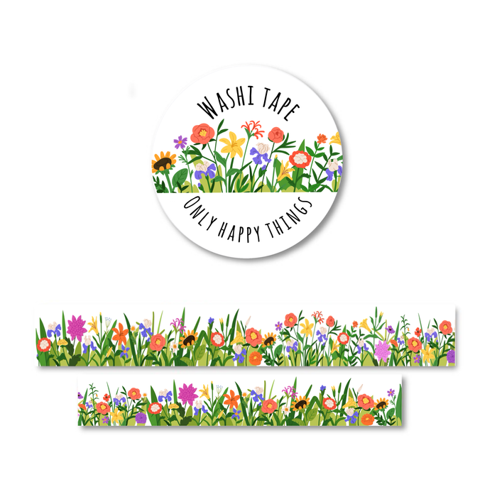 Spring Flowers Washi Tape