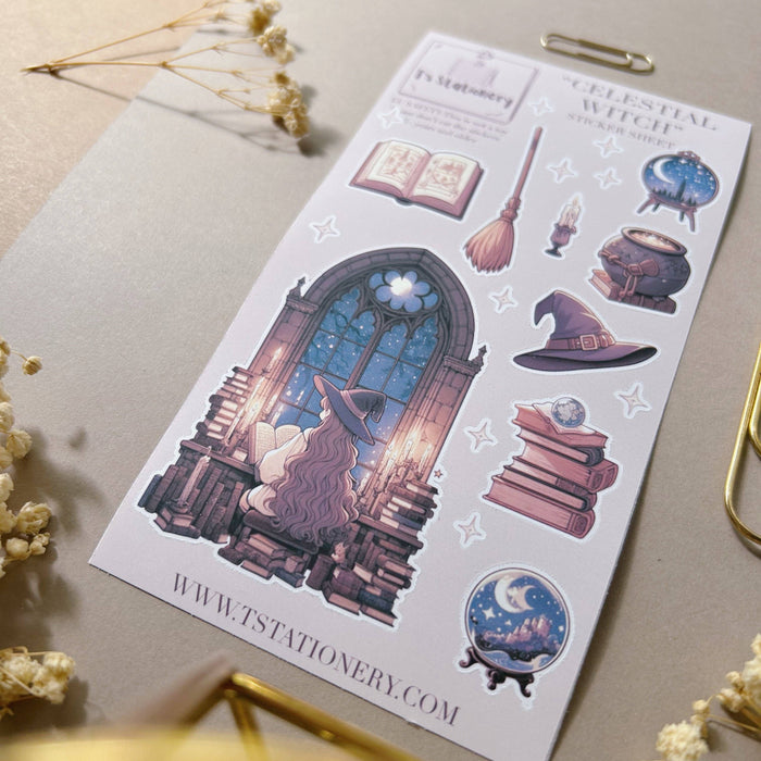 Celestial Witch Sticker Sheet