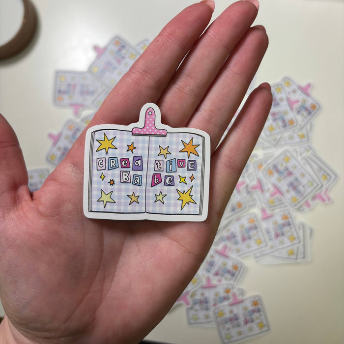 Creative Die Cut Sticker