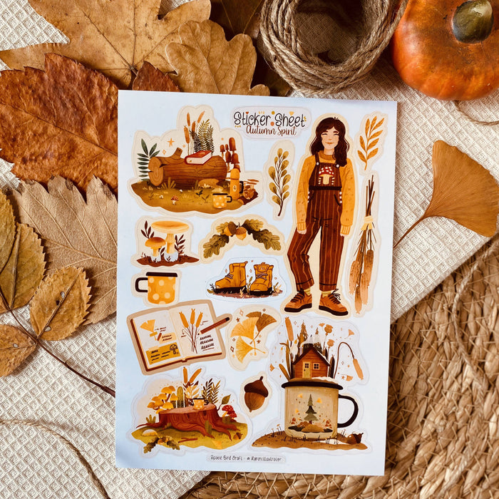 Autumn Spirit Sticker Sheet