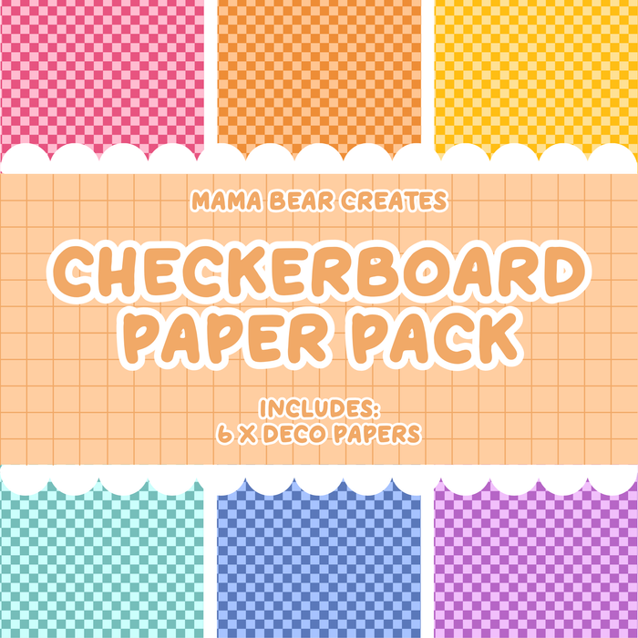 Checkerboard Paper Pack