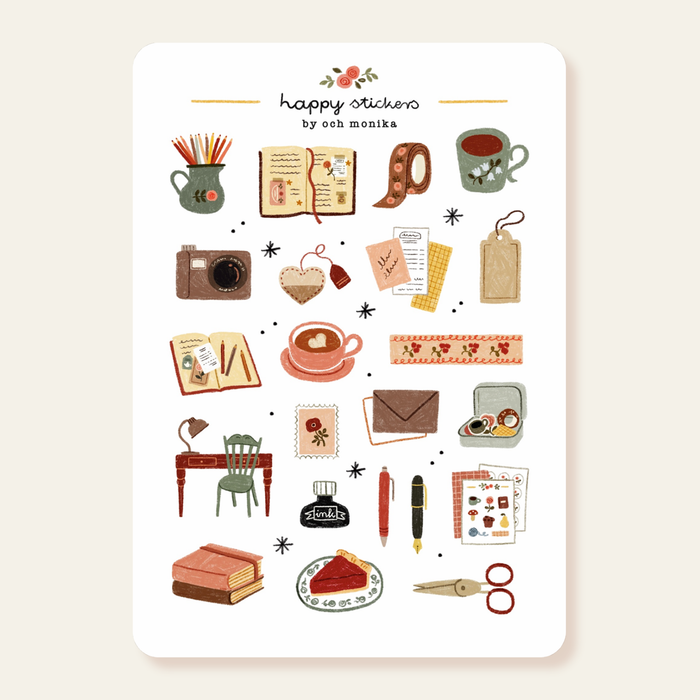 Cozy Journaling - Sticker Sheet