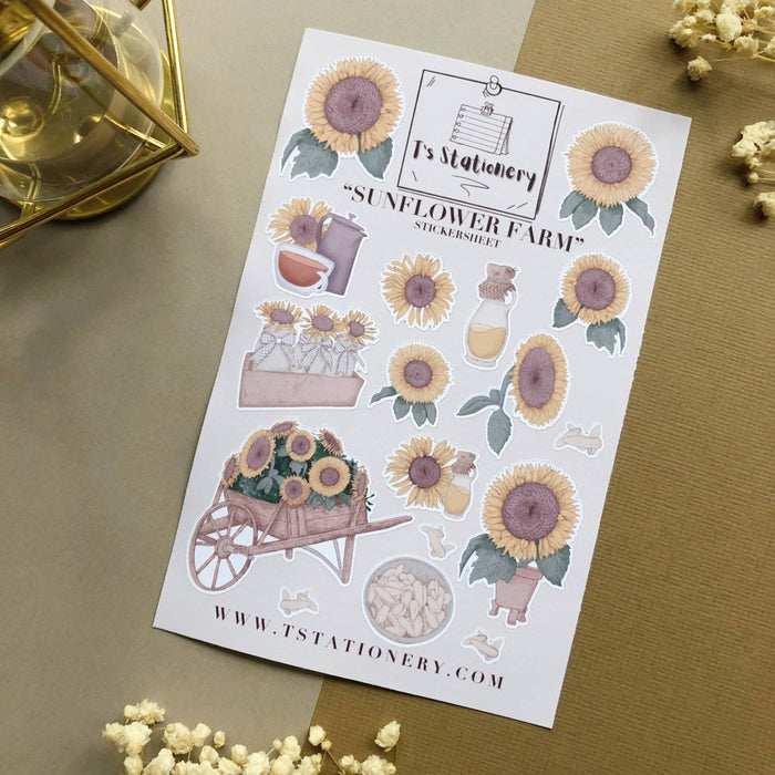 Sunflower Farm Sticker Sheet