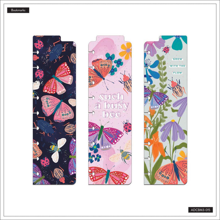 The Happy Planner 'Midnight Botanical' CLASSIC Bookmarks - 3 Pack