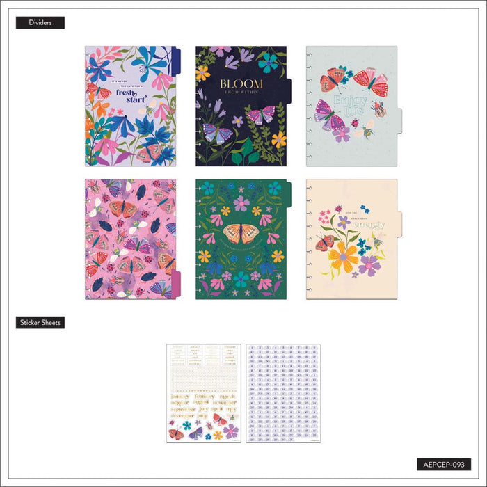The Happy Planner 'Midnight Botanical' CLASSIC VERTICAL Extension Pack - 6 Months