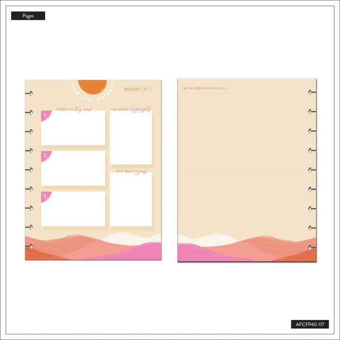 The Happy Planner 'Organic Wellness' CLASSIC Filler Paper