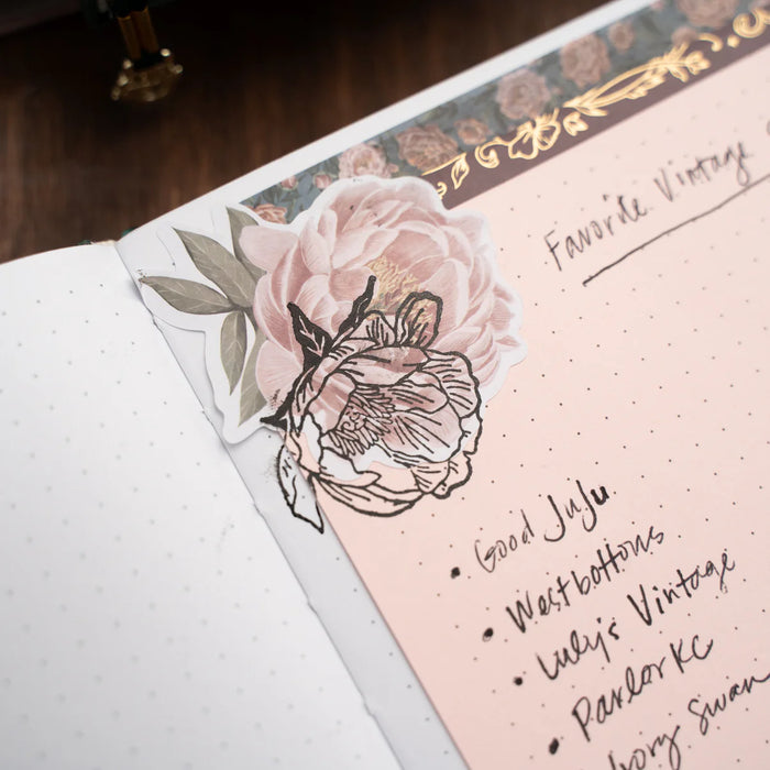 Antique Floral Sticker Set