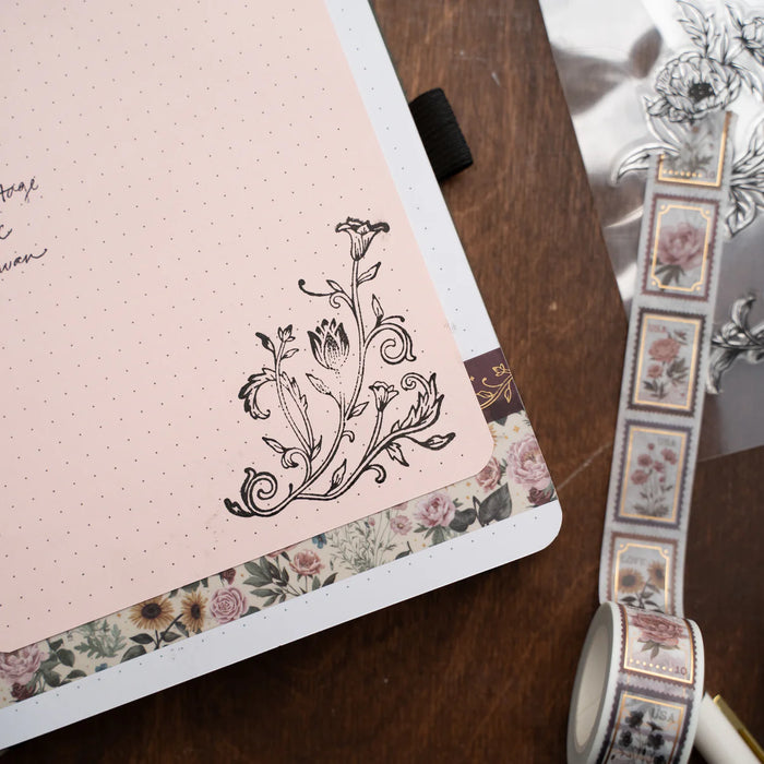 Antique Floral Washi Tape Set