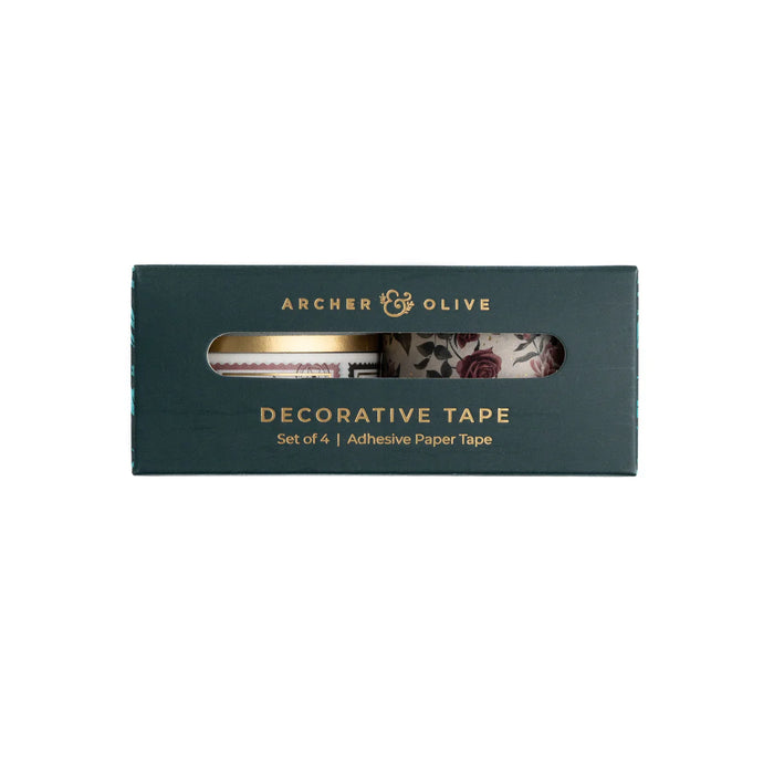 Antique Floral Washi Tape Set