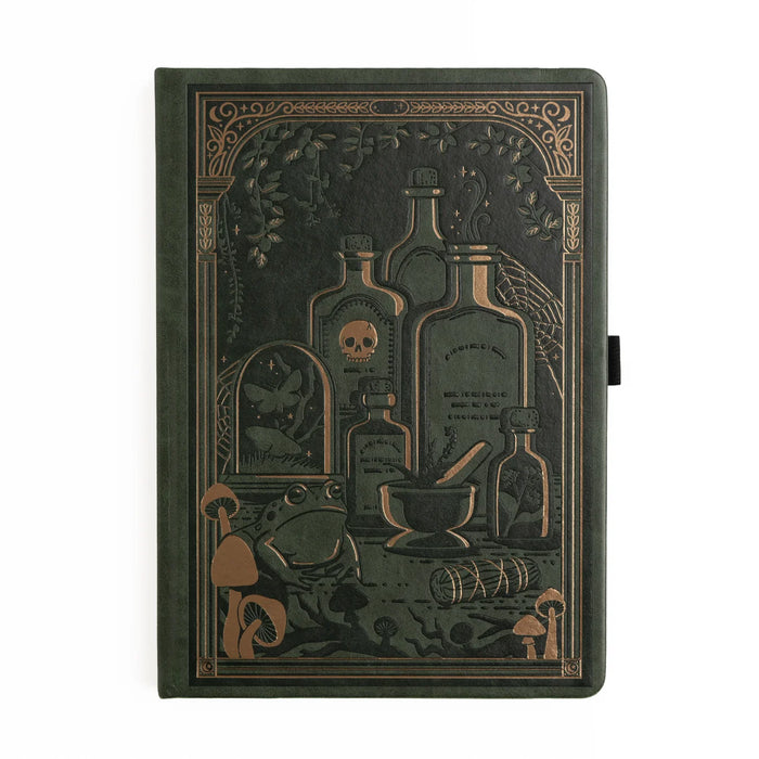 Apothecary Shelf Dot Grid Notebook