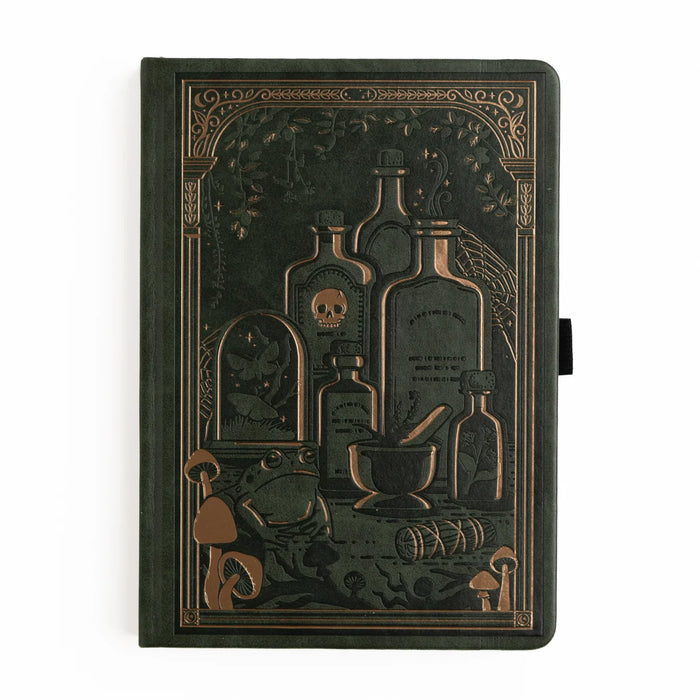 Apothecary Shelf Dot Grid Notebook