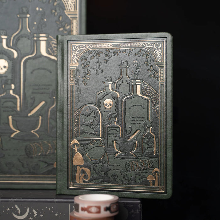Apothecary Shelf Dot Grid Notebook