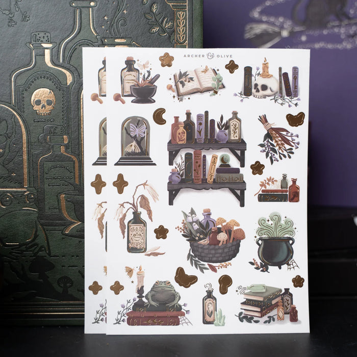 Apothecary Shelf Sticker Set