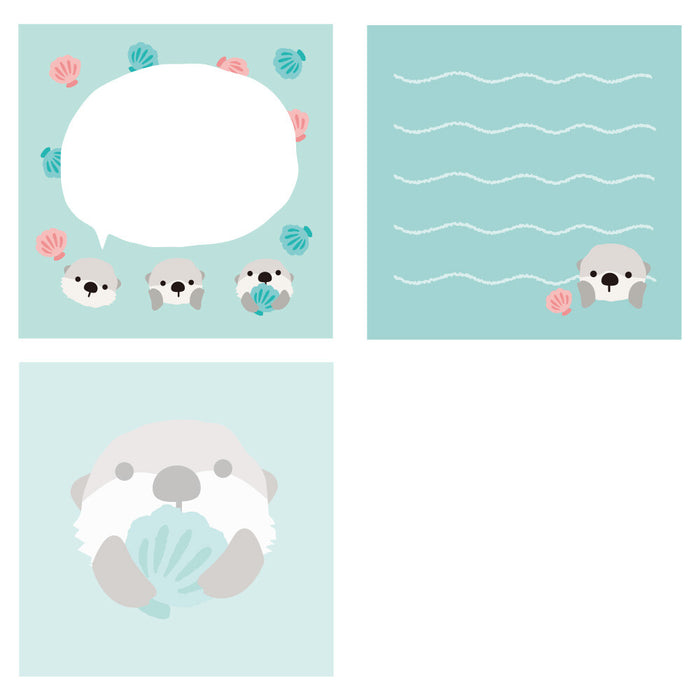 Mini Sticky Notes - Sea Otter