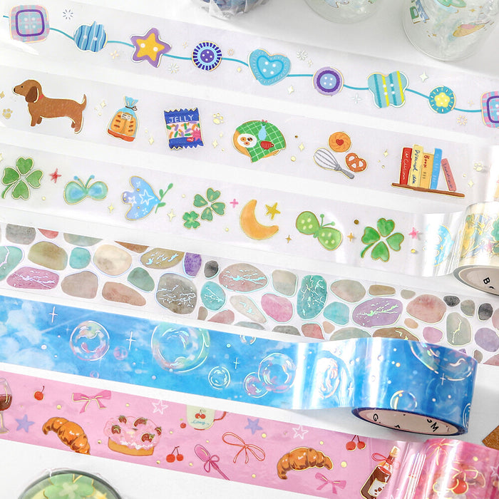 BGM Life Foil Stamped Clear Tape - Sweets Time
