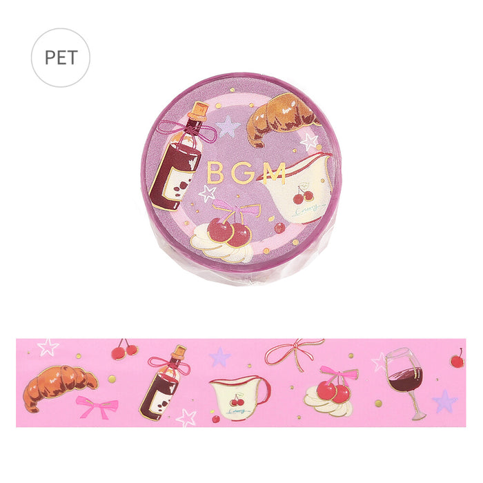 BGM Life Foil Stamped Clear Tape - Sweets Time