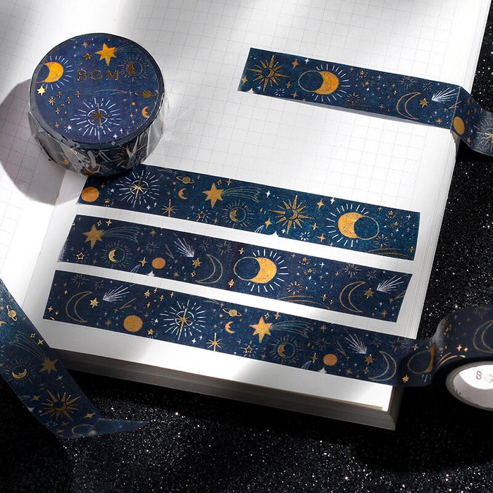 BGM Japan Foil Washi Tape - On A Starry Night