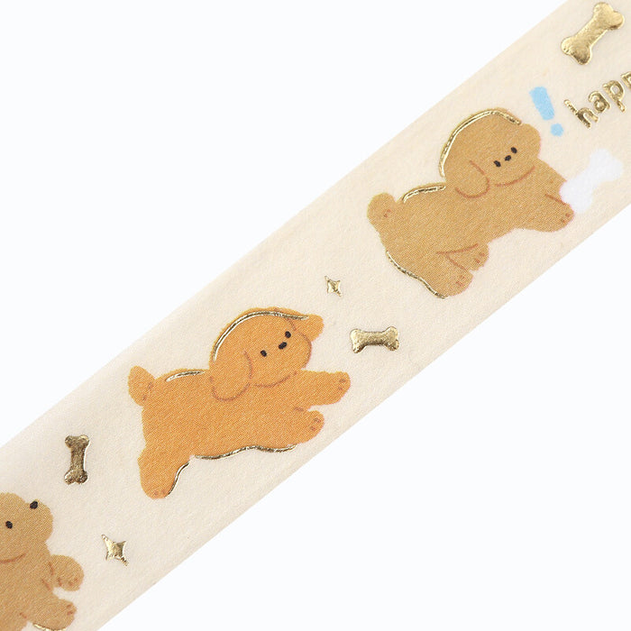 BGM Japan Foil Washi Tape - Puppy