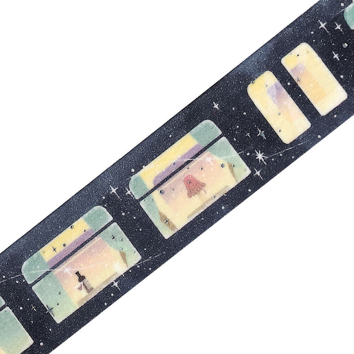 BGM Japan Foil Washi Tape - Sleeping Train Among the Stars